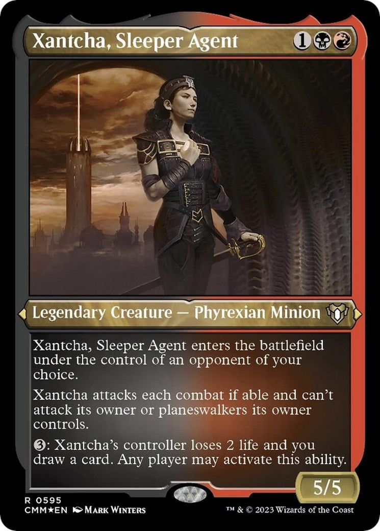 Xantcha, Sleeper Agent (Foil Etched) (595) (CMM)