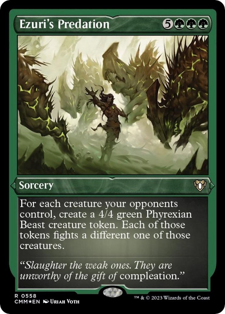 Ezuri's Predation (Foil Etched) (558) (CMM)