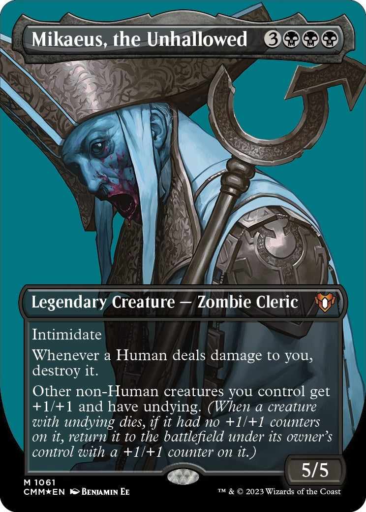 Mikaeus, the Unhallowed (Textured Foil) (1061) (CMM)