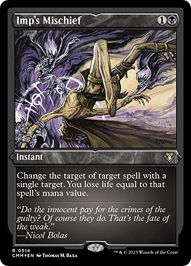 Imp's Mischief (Foil Etched) (514) (CMM)