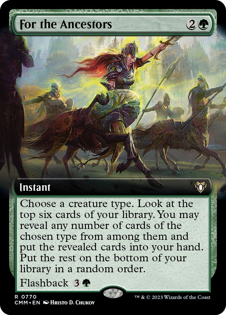 For the Ancestors (Extended Art) (770) (CMM)