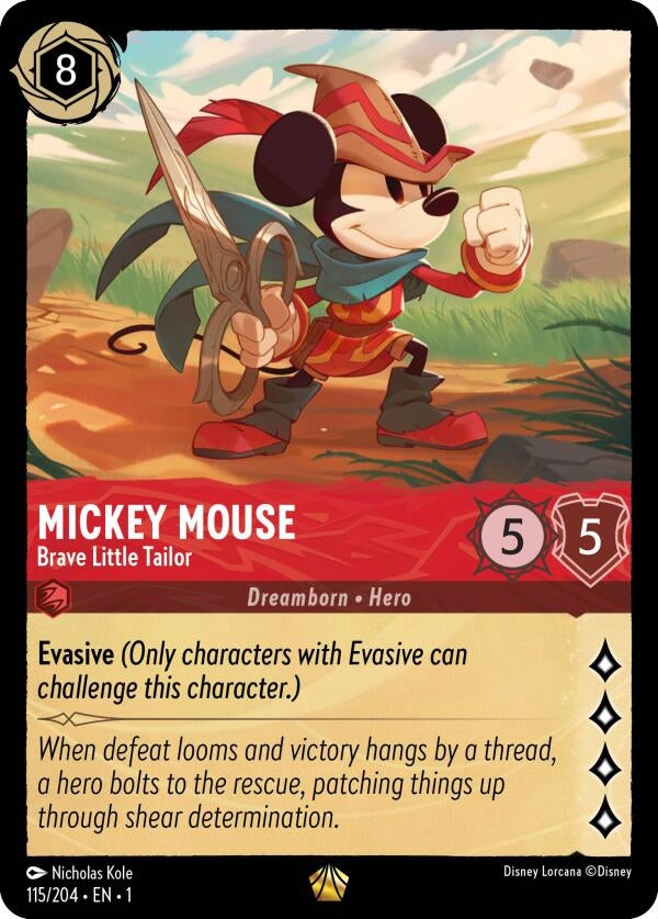 Mickey Mouse - Brave Little Tailor (115/204) (1)