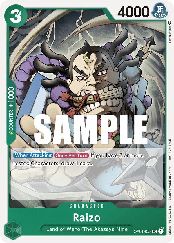Raizo (Event Pack Vol. 2) (OP01-052) (OP-PR)
