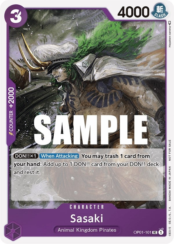 Sasaki (Event Pack Vol. 2) (OP01-101) (OP-PR)