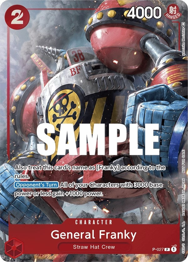 General Franky (Event Pack Vol. 2) (P-027) (OP-PR)