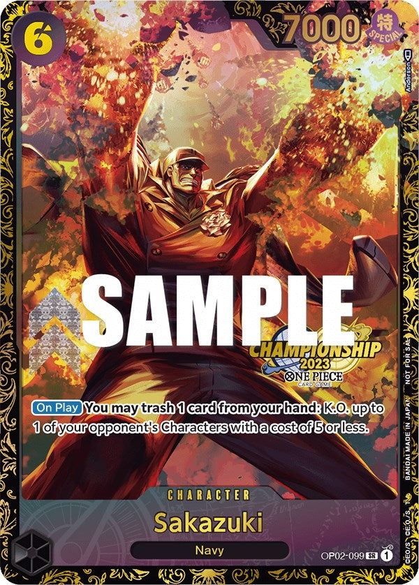 Sakazuki (Championship 2023) (OP02-099) (OP-PR)