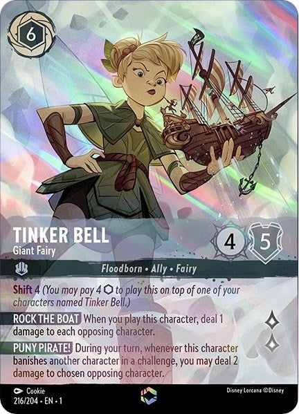 Tinker Bell - Giant Fairy (Enchanted) (216/204) (1)