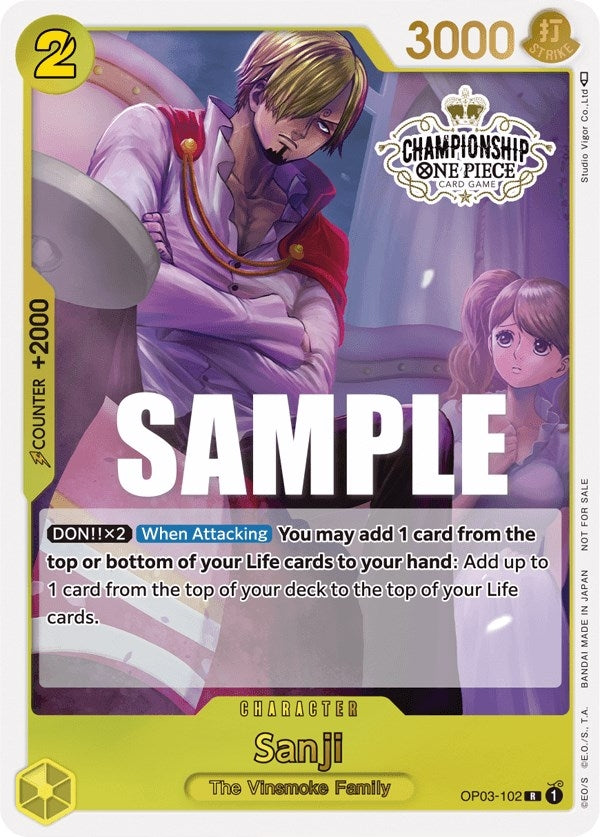 Sanji (Store Championship Participation Pack Vol. 2) (OP03-102) (OP-PR)