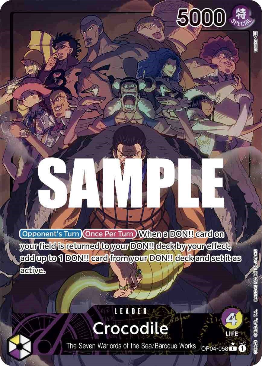 Crocodile (058) (Alternate Art) (OP04-058) (OP04)