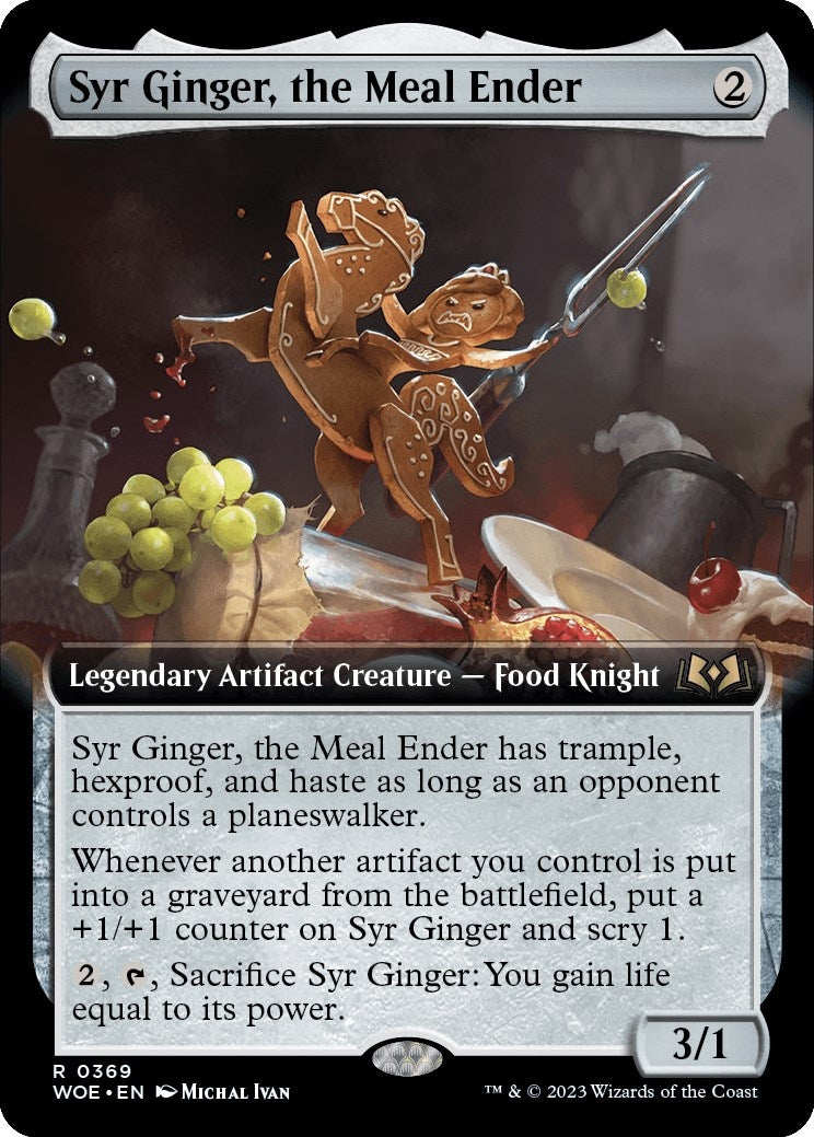 Syr Ginger, the Meal Ender (Extended Art) (369) (WOE)
