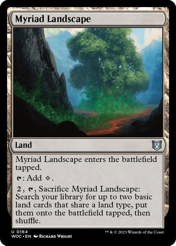 Image for Myriad Landscape (164) (WOC) - Magic: The Gathering