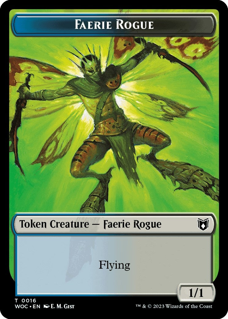 Faerie Rogue (0016) // Copy Double-Sided Token (16 // 4) (WOC)