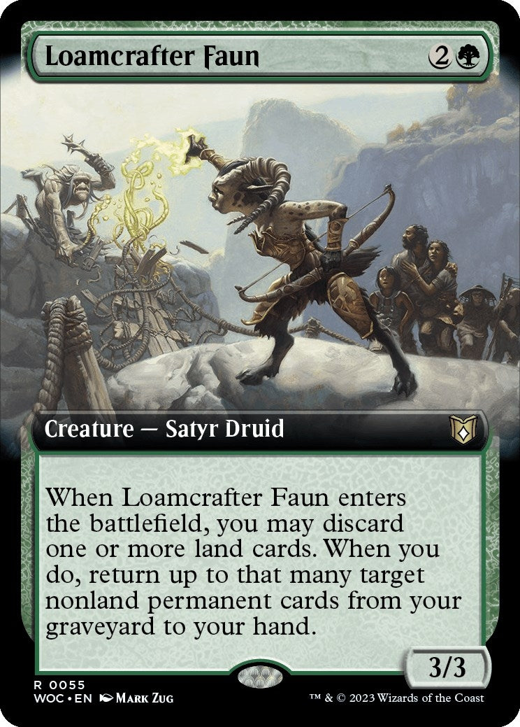 Loamcrafter Faun (Extended Art) (55) (WOC)