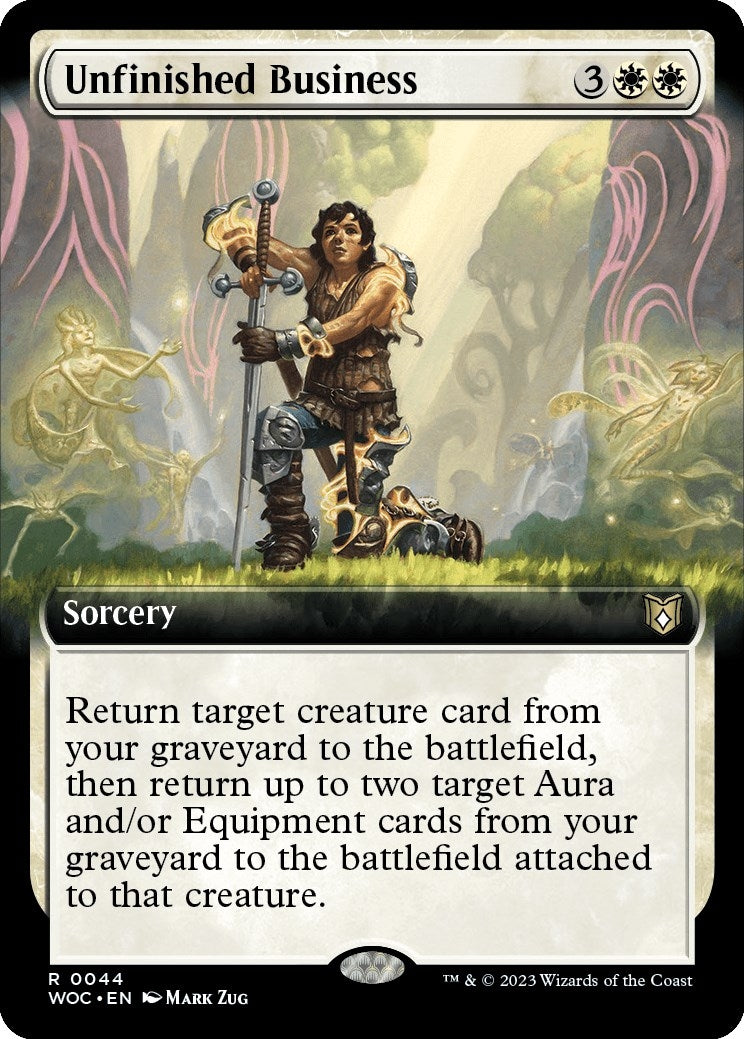 Unfinished Business (Extended Art) (44) (WOC)