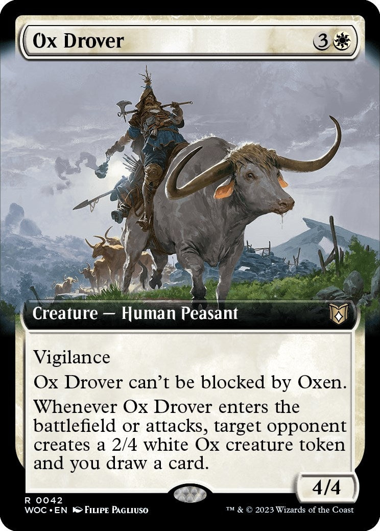 Ox Drover (Extended Art) (42) (WOC)