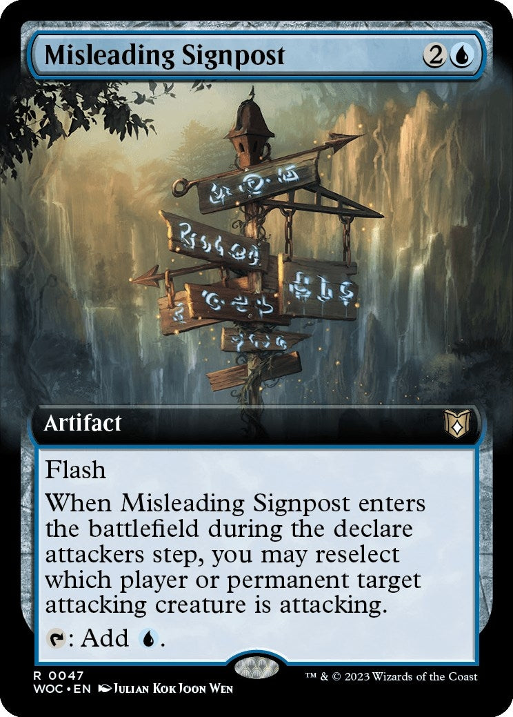Misleading Signpost (Extended Art) (47) (WOC)