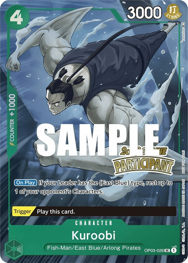 Kuroobi (Online Regional 2023) [Participant] (OP03-026) (OP-PR)