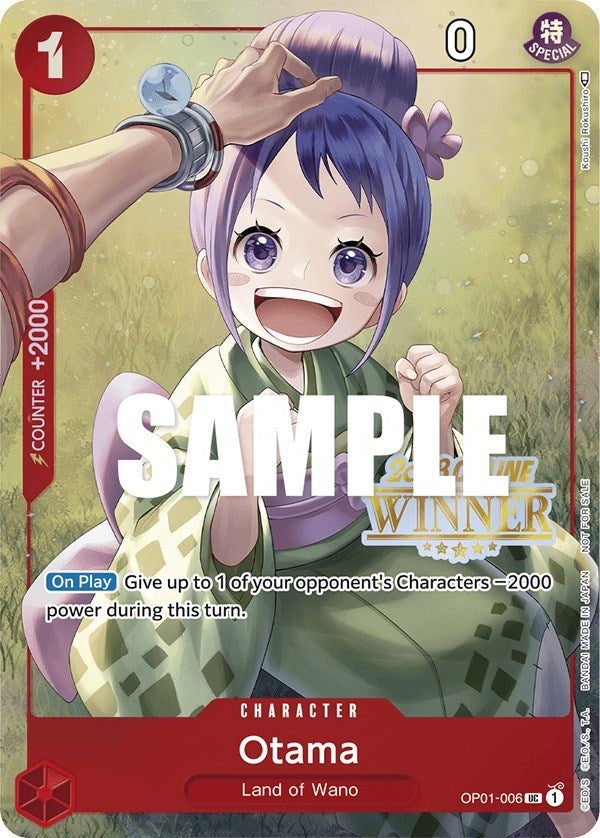 Otama (Online Regional 2023) [Winner] (OP01-006) (OP-PR)