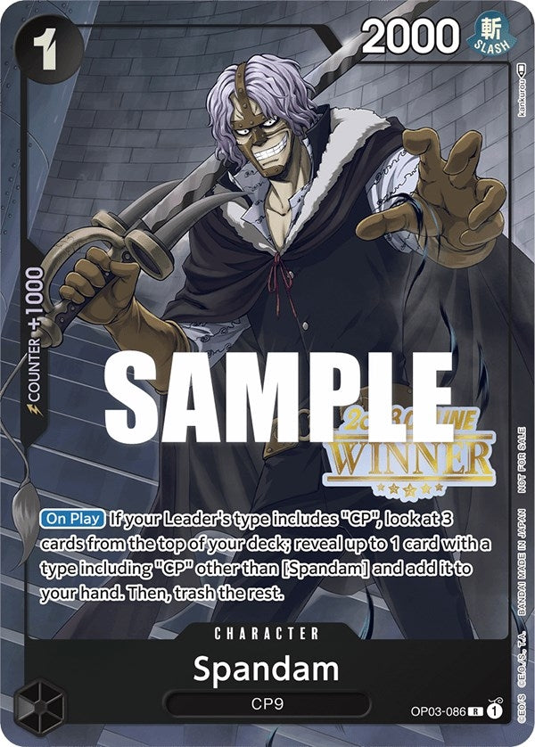 Spandam (Online Regional 2023) [Winner] (OP03-086) (OP-PR)