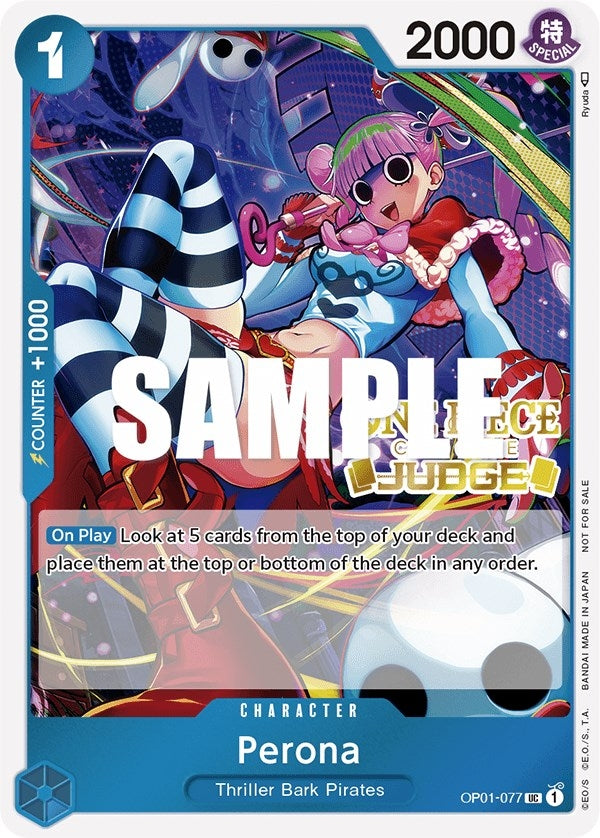 Perona (Judge Pack Vol. 2) (OP01-077) (OP-PR)