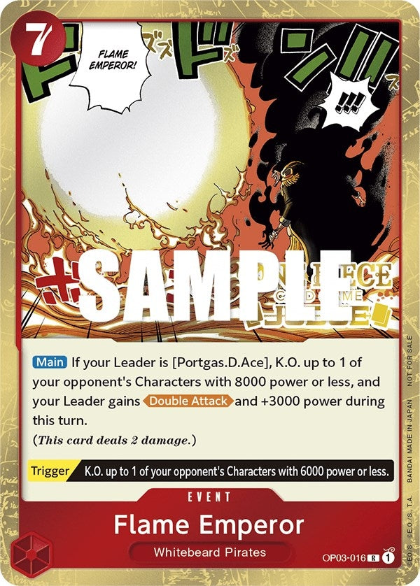 Flame Emperor (Judge Pack Vol. 2) (OP03-016) (OP-PR)