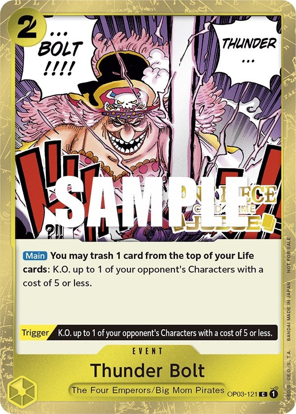 Thunder Bolt (Judge Pack Vol. 2) (OP03-121) (OP-PR)