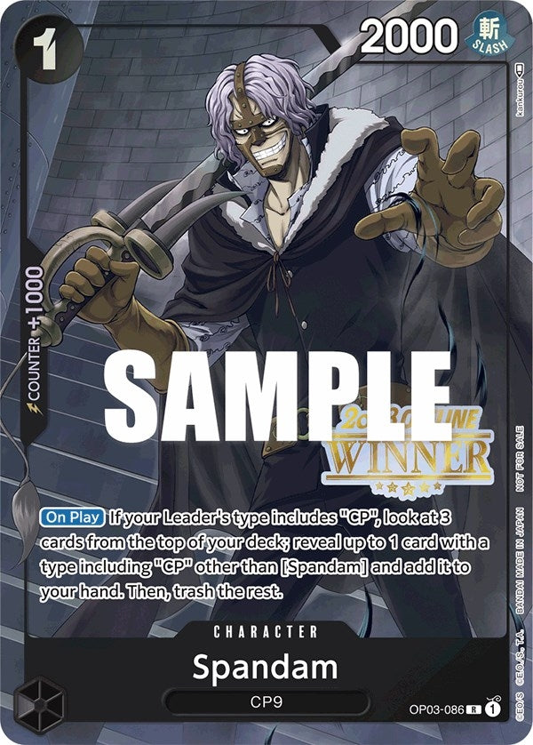 Spandam (Offline Regional 2023) [Winner] (OP03-086) (OP-PR)
