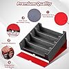 Tombert White & Red Trading Card Case - Holds 3200+ Cards