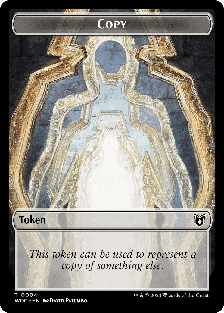 Image for Copy // Royal Role / Virtuous Role Double-Sided Token (2 // 4) (WOC) - Magic: The Gathering