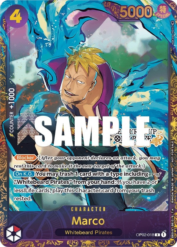 Marco (Treasure Cup) (OP02-018) (OP-PR)