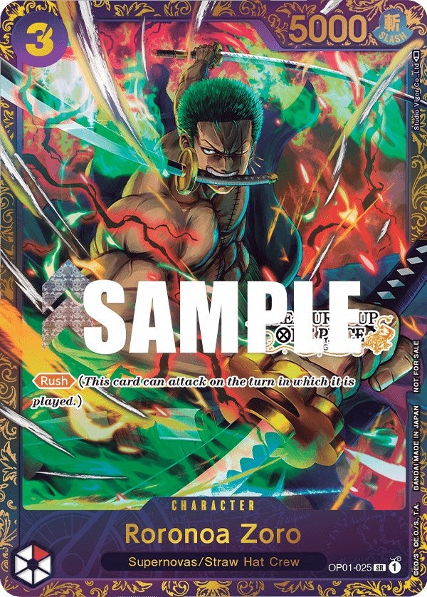 Roronoa Zoro - OP01-025 (Treasure Cup) (OP01-025) (OP-PR)