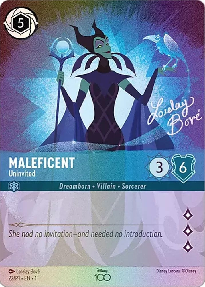 Maleficent - Uninvited (Alternate Art) (22) (D100)