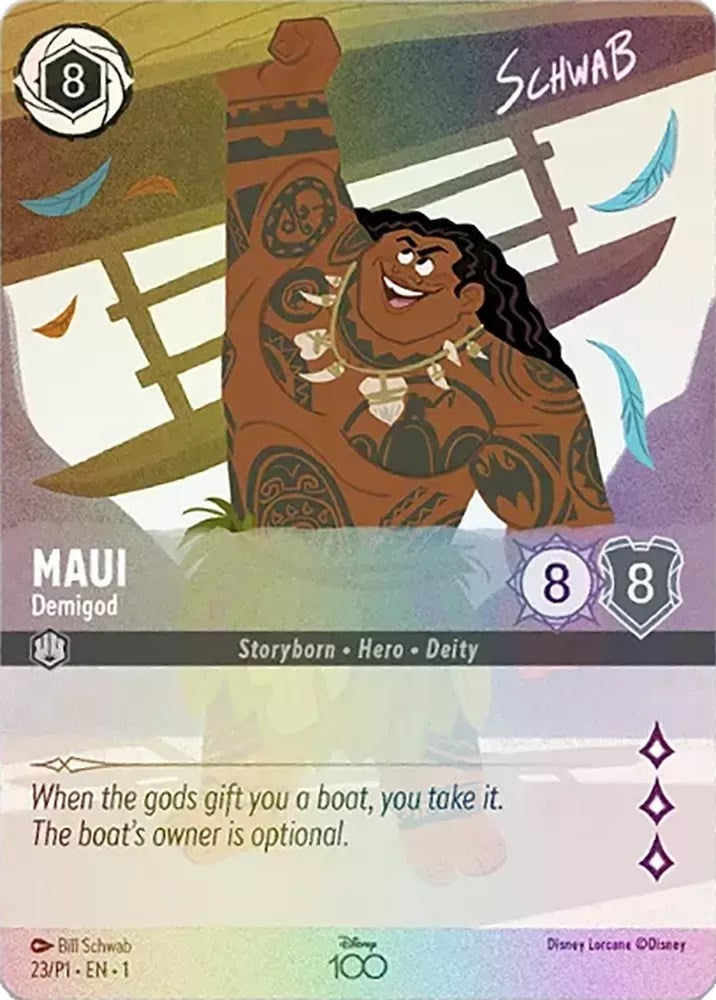 Maui - Demigod (Alternate Art) (23) (D100)