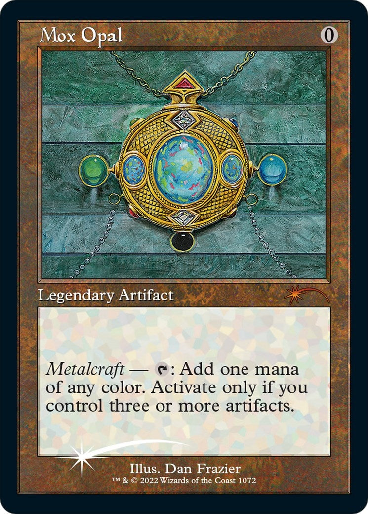 Mox Opal (Retro Frame) (Foil Etched) (1072) (SLD)
