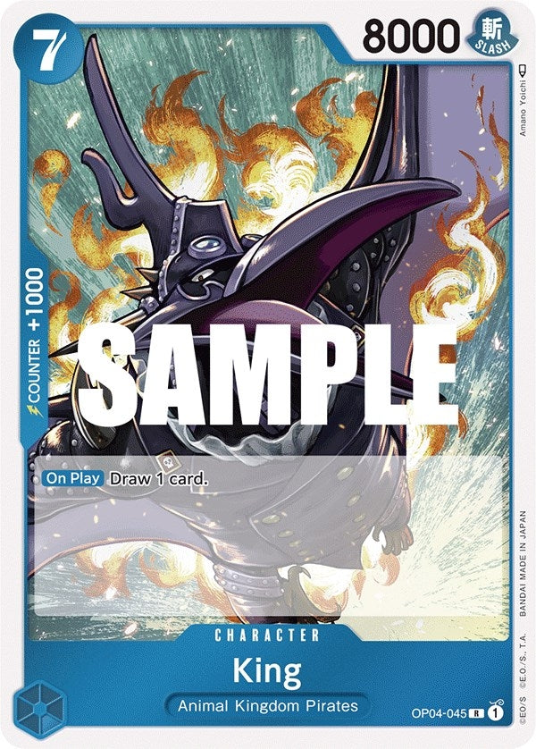 Image for King (OP04-045) (OP04) - One Piece Card Game