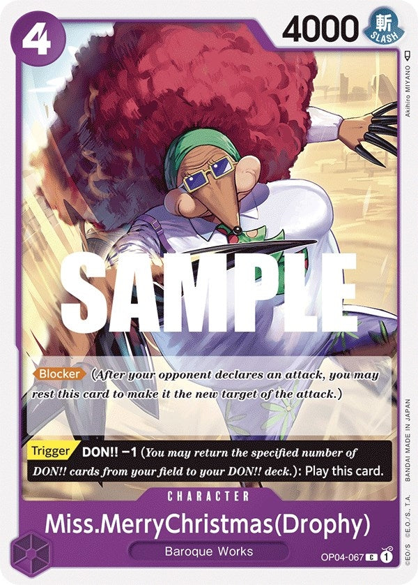 Image for Miss.MerryChristmas(Drophy) (OP04-067) (OP04) - One Piece Card Game