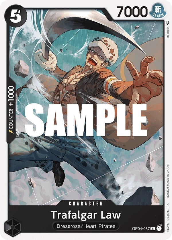 Image for Trafalgar Law (OP04-087) (OP04) - One Piece Card Game