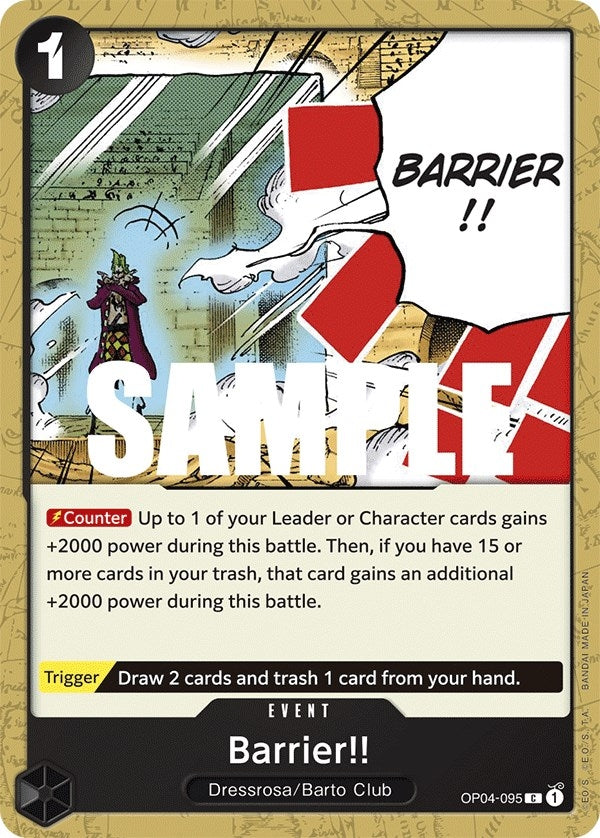 Barrier!! (OP04-095) (OP04)