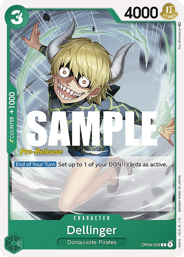 Dellinger (OP04-029) (OP04 PRE)