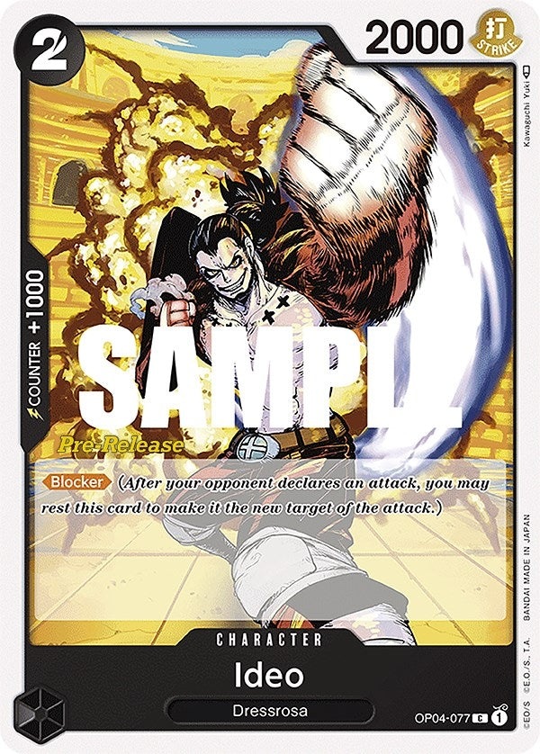 Image for Ideo (OP04-077) (OP04 PRE) - One Piece Card Game