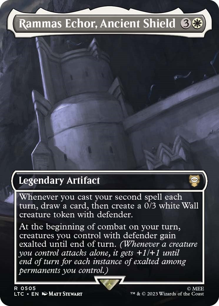 Rammas Echor, Ancient Shield (Borderless) (505) (LTC)