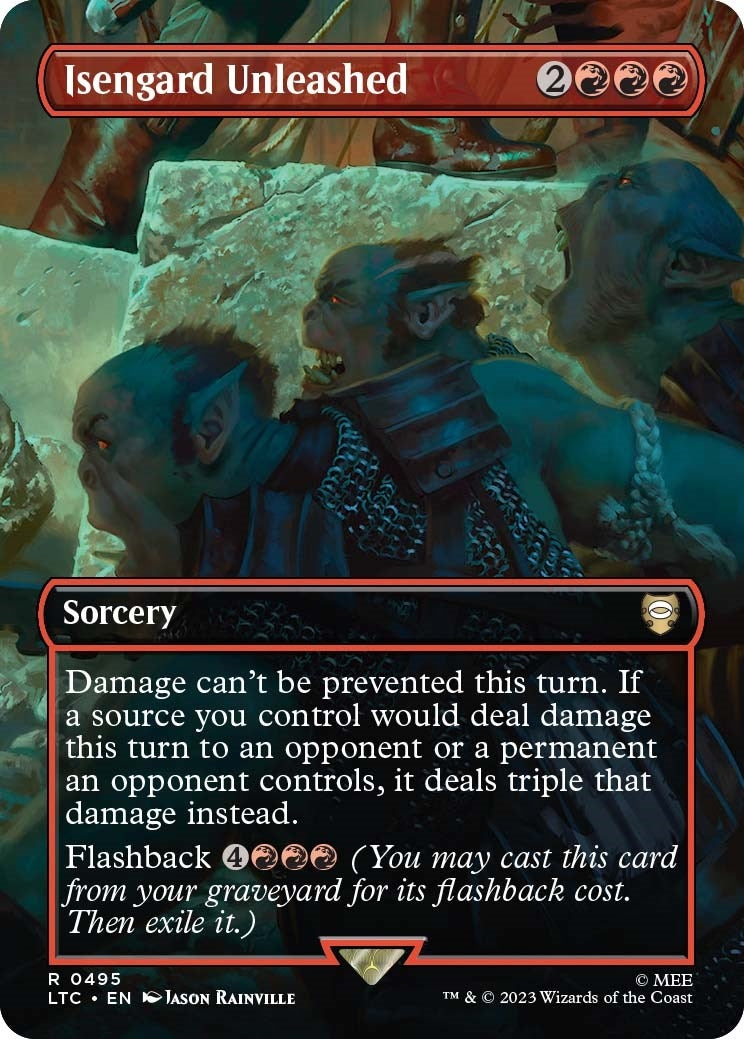 Isengard Unleashed (Borderless) (495) (LTC)