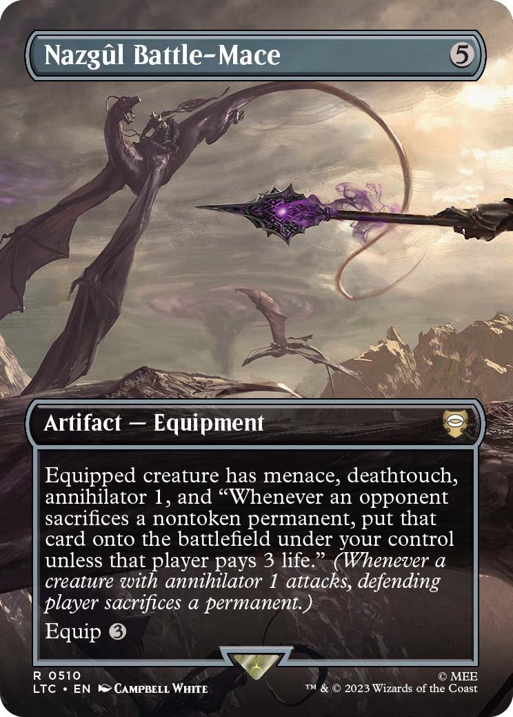 Nazgul Battle-Mace (Borderless) (510) (LTC)