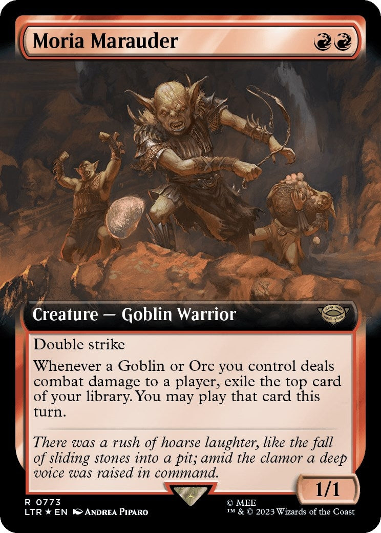 Moria Marauder (Extended Art) (Surge Foil) (773) (LTR)