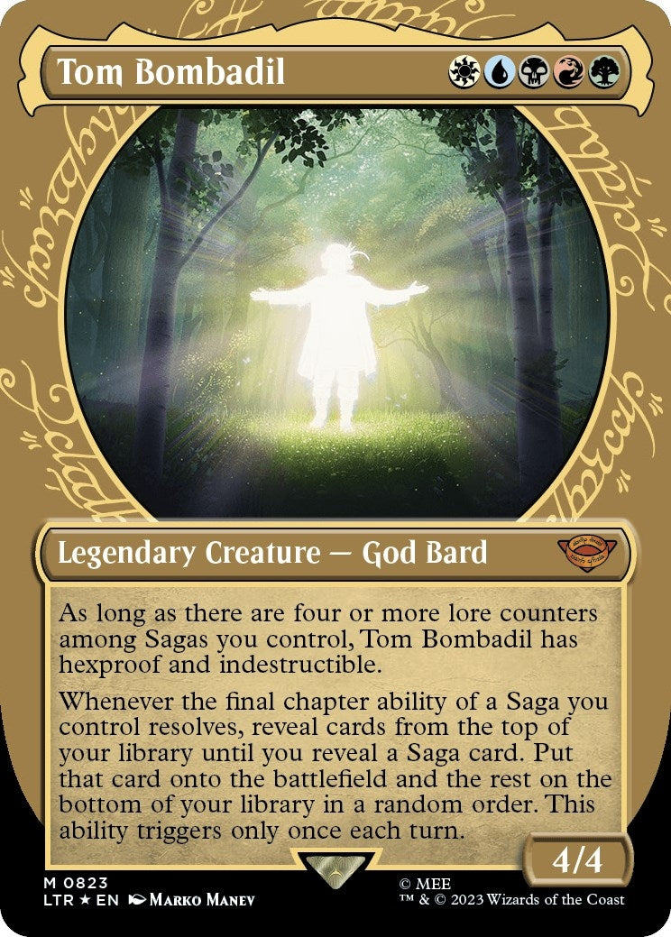 Tom Bombadil (Showcase) (Surge Foil) (823) (LTR)