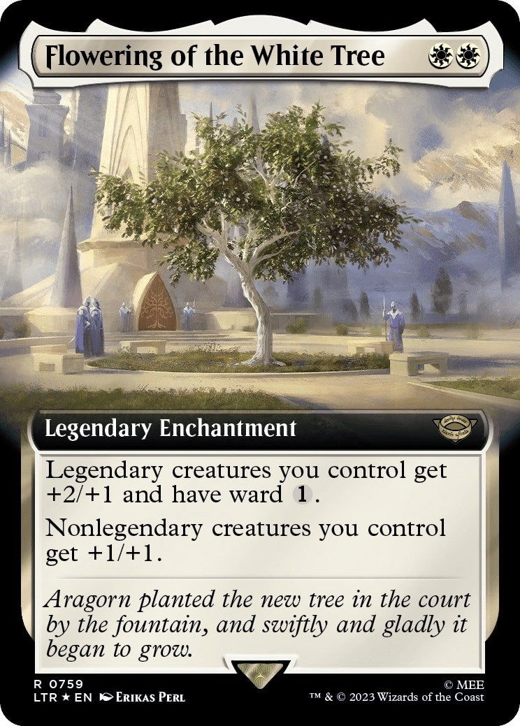 Flowering of the White Tree (Extended Art) (Surge Foil) (759) (LTR)