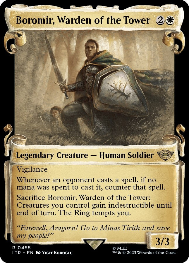 Boromir, Warden of the Tower (Showcase Scrolls) (455) (LTR)