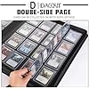 D DACCKIT 640-Card Top Loader Binder - Black