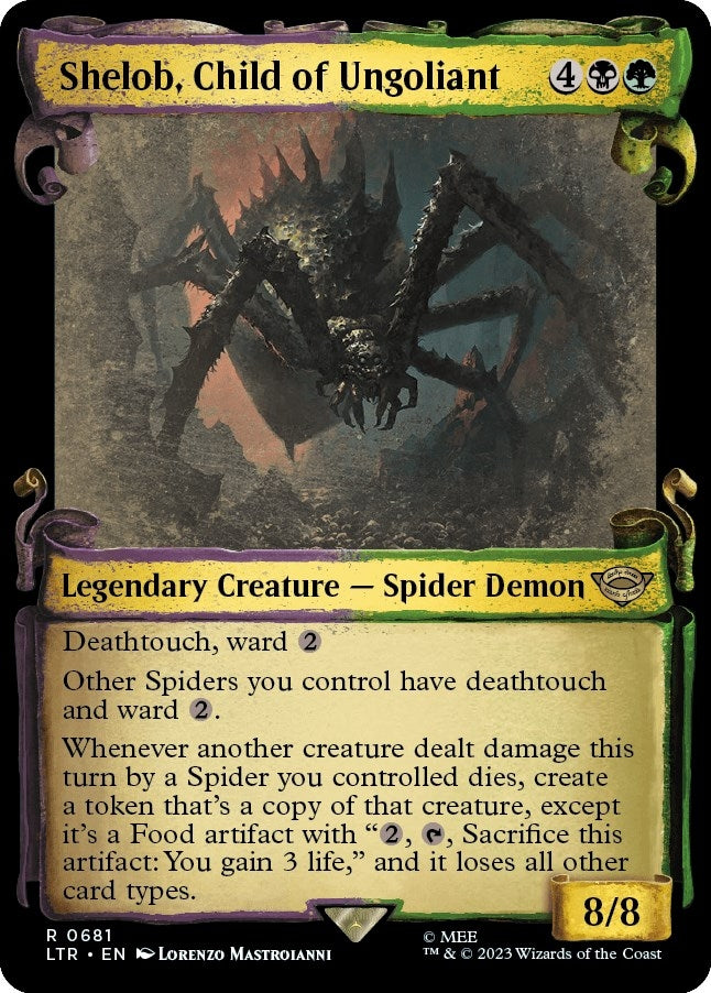 Shelob, Child of Ungoliant (Showcase Scrolls) (681) (LTR)