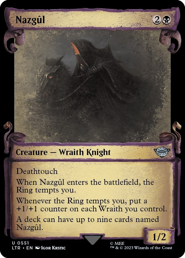 Nazgul (0551) (Showcase Scrolls) (551) (LTR)